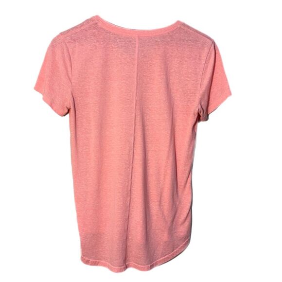 Tek Gear Coral Short Sleeve V-Neck Relaxed T-Shirt. - Picture 2 of 6